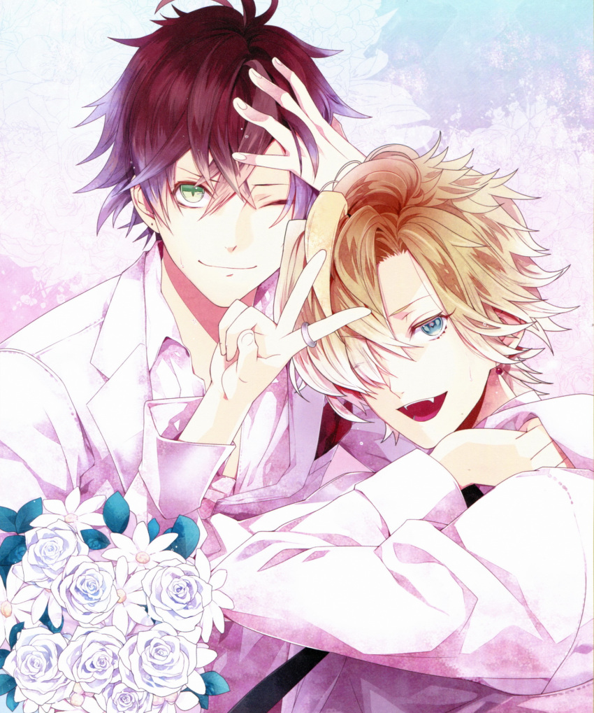 diabolik_lovers green_eyes mukami_kou redhead sakamaki_ayato satoi