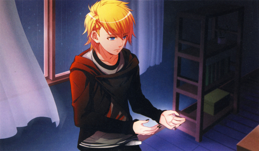 blonde_hair blue_eyes kurahana_chinatsu kurusu_shou uta_no_prince-sama