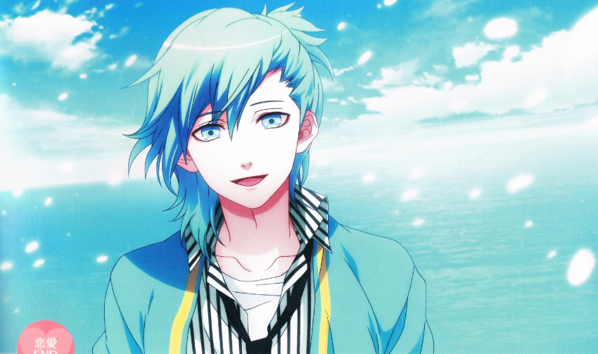 blue_eyes blue_hair kurahana_chinatsu mikaze_ai uta_no_prince-sama