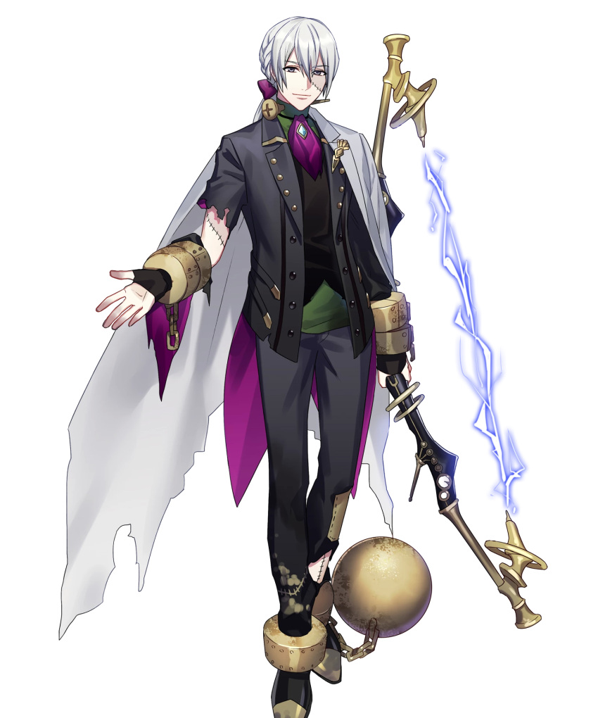 1boy fire_emblem fire_emblem_heroes fujiwara_ryo full_body highres joker_(fire_emblem_if) male_focus official_art solo transparent_background