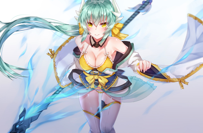1girl commentary_request fate_(series) highres kiyohime_(fate/grand_order) kiyohime_(swimsuit_lancer)_(fate) sll