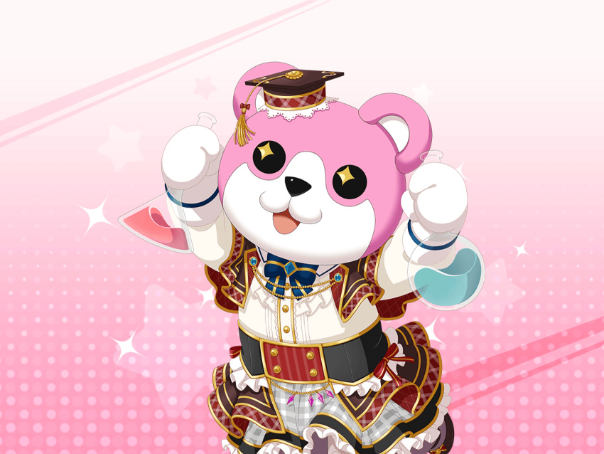 bang_dream! bear dress mascot okusawa_misaki smile
