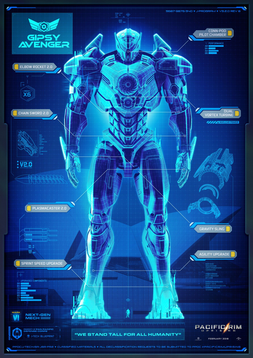 blueprint english gipsy_avenger highres mecha pacific_rim pacific_rim:_uprising