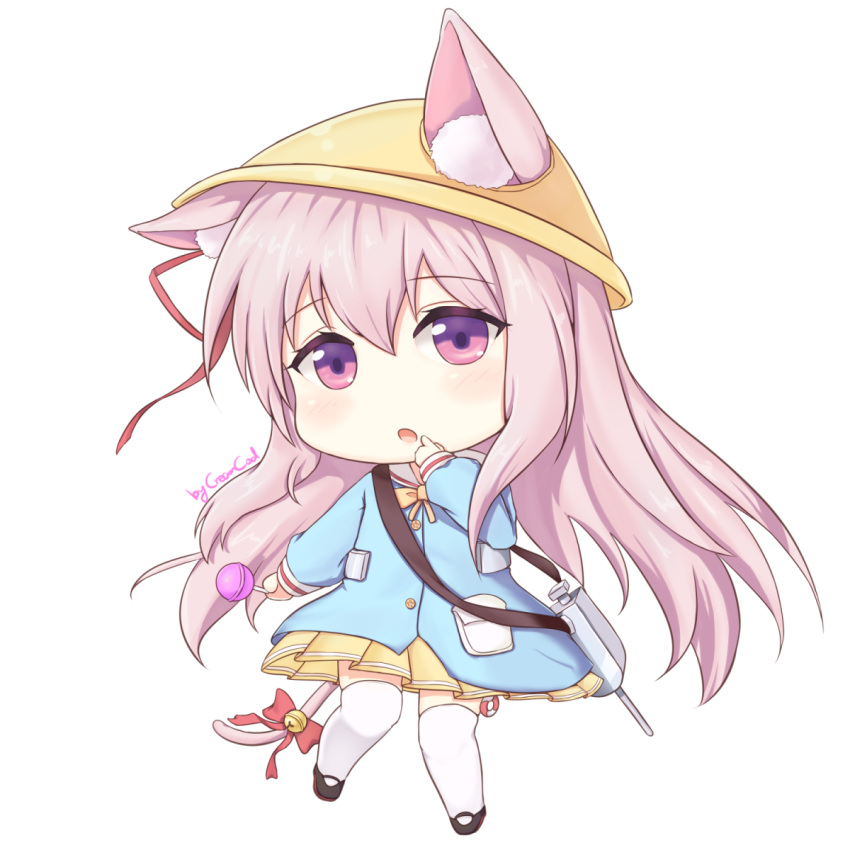 azur_lane chibi kisaragi_(azur_lane) long_hair pink_eyes pink_hair