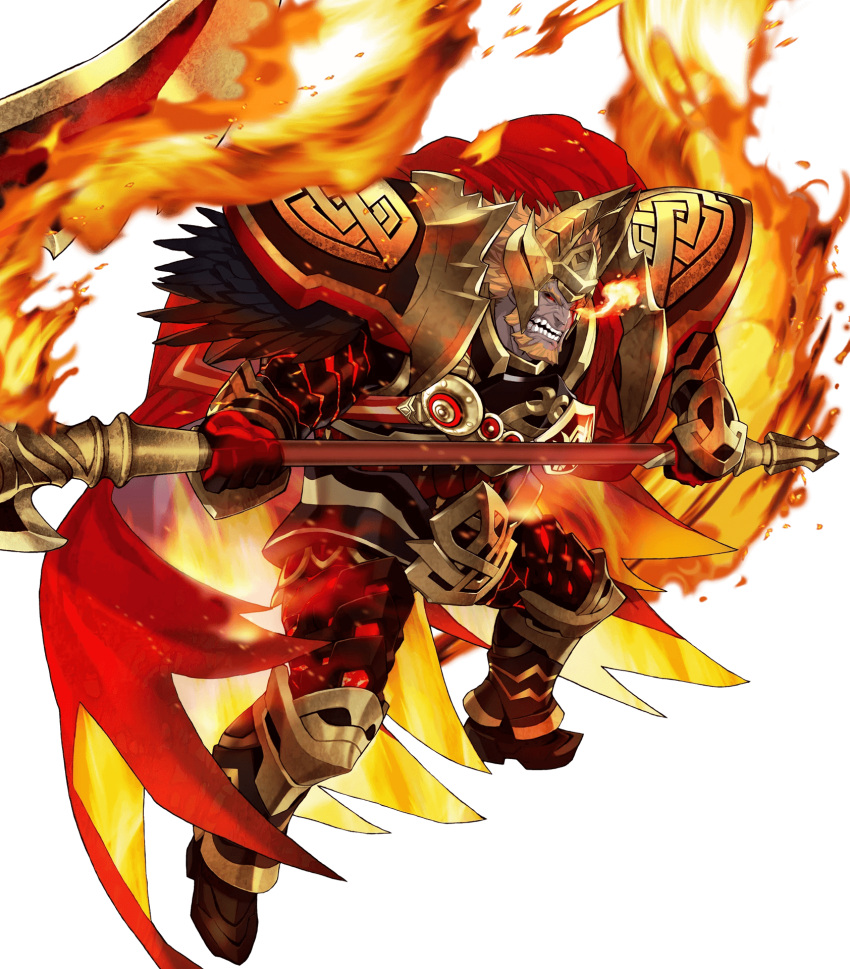 1boy fire_emblem fire_emblem_heroes highres official_art solo surtr_(fire_emblem_heroes) transparent_background