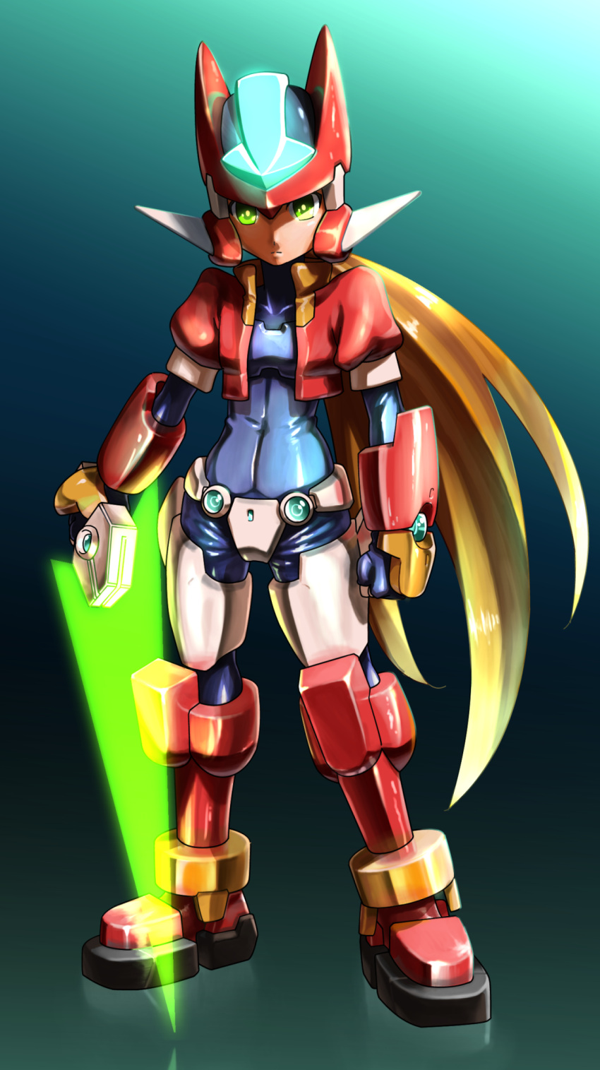 1girl aile highres rockman seotaku_(kyokkou) solo tagme