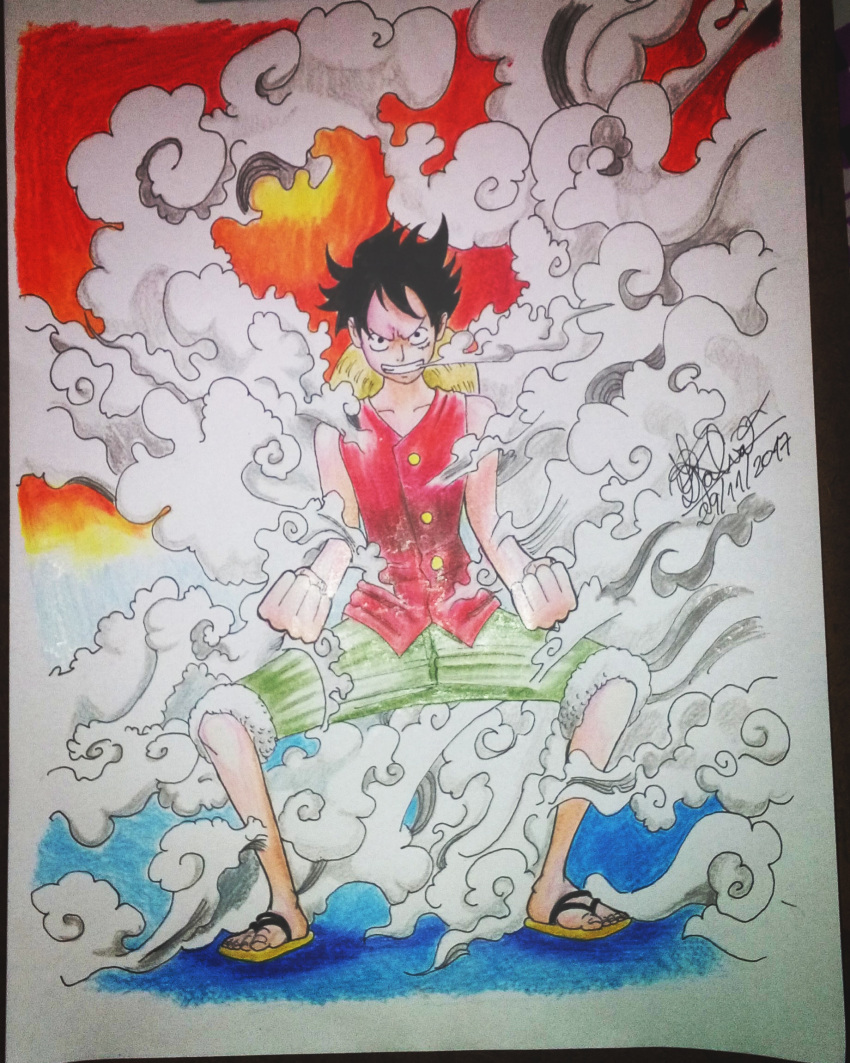 gear_second highres monkey_d_luffy one_piece tagme