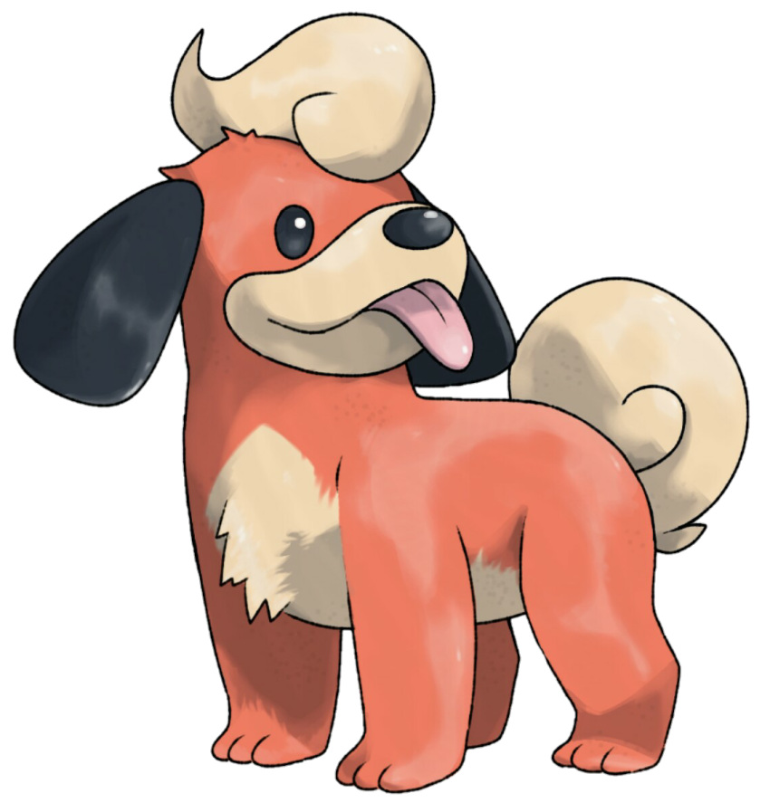 beta_pokemon commentary creature dog english_commentary etherealhaze full_body looking_away looking_to_the_side no_humans pokemon pokemon_(creature) pokemon_gsc_beta pudii standing tongue tongue_out transparent_background