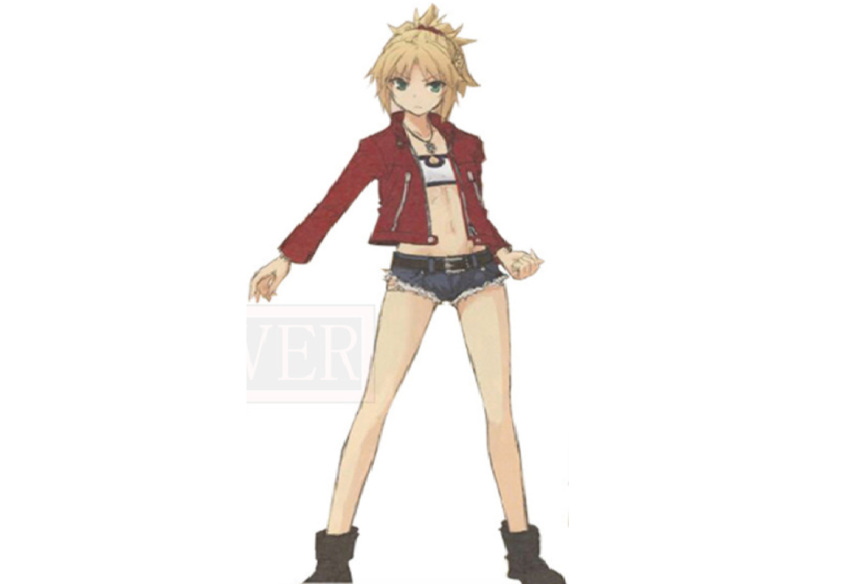 casual fate/apocrypha fate/grand_order fate_(series) jacket mordred_(fate) mordred_(fate)_(all) red_jacket