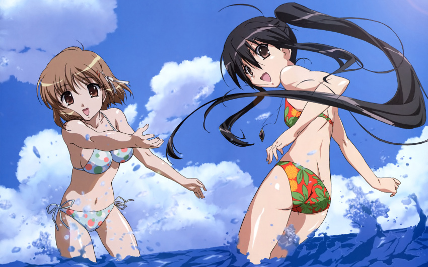 bikini shakugan_no_shana shana sky swimsuit water wet yoshida_kazumi