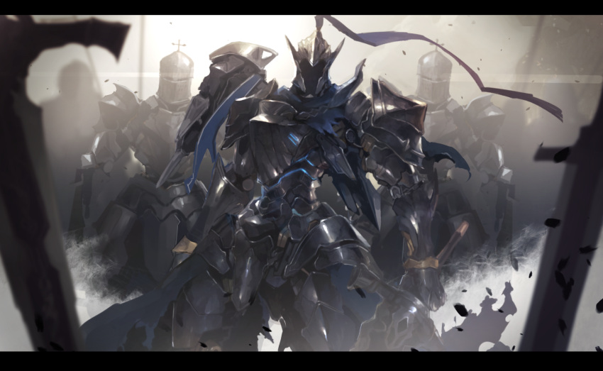 armor armored_core artorias_the_abysswalker dark_souls highres mecha mono_(jdaj) no_humans souls_(from_software) sword tagme weapon