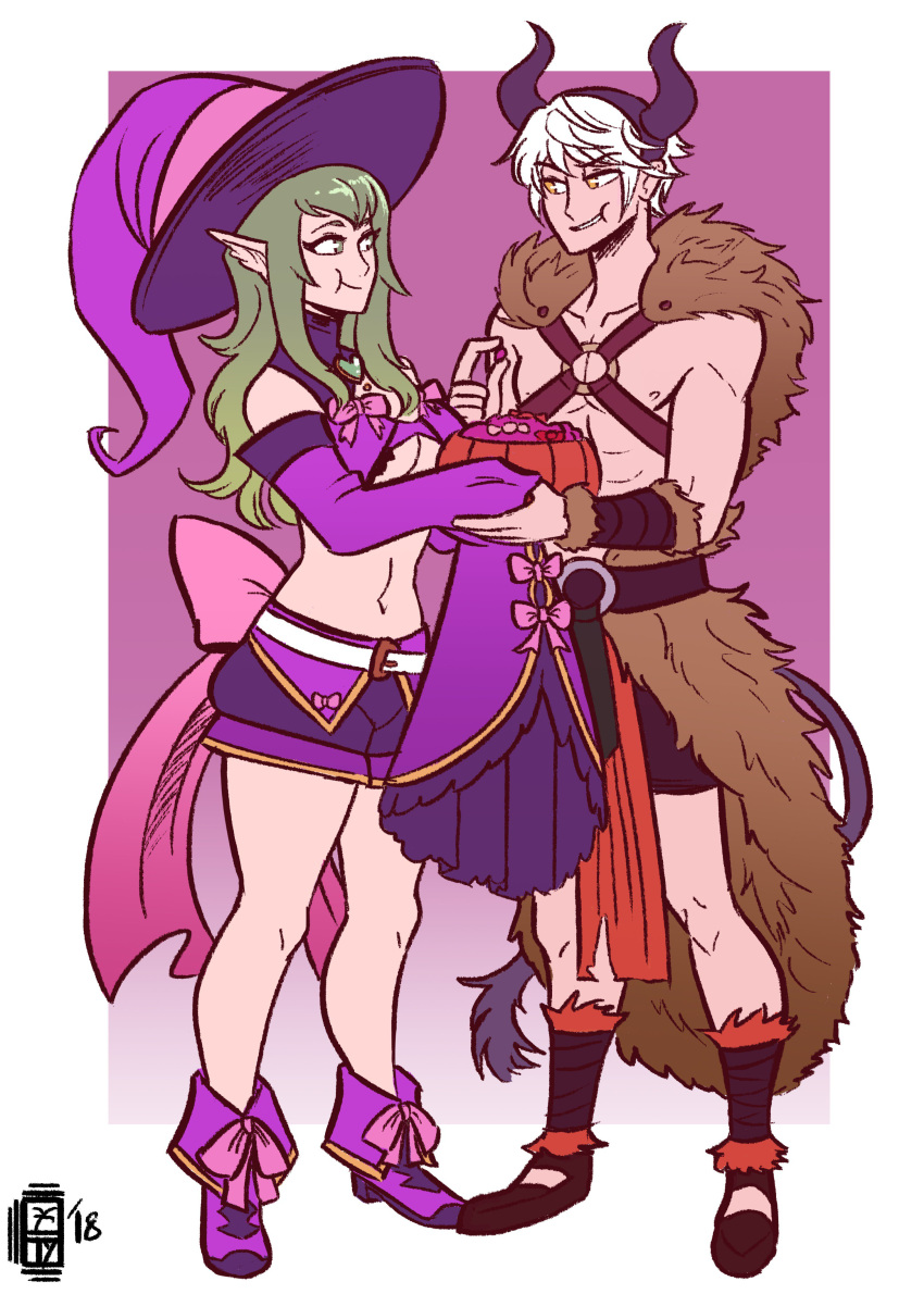 1boy 1girl absurdres cape chiki couple fire_emblem fire_emblem:_kakusei fire_emblem:_mystery_of_the_emblem fire_emblem_heroes green_eyes green_hair highres horns male_my_unit_(fire_emblem:_kakusei) mamkute my_unit_(fire_emblem:_kakusei) nintendo nowi_(fire_emblem) pink_legwear pointy_ears ponytail scruffyturtles tiara white_hair