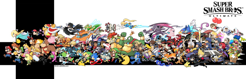 6+boys 6+girls alph_(pikmin) amamiya_ren ass atlus_(company) balloon bandai bayonetta bayonetta_(character) bayonetta_2 bodysuit bowser bowser_jr. box captain_falcon castlevania castlevania:_rondo_of_blood charizard chiko_(mario) cloud_strife commentary copyright_name creatures_(company) crown dark_pit dark_samus deviantart diddy_kong domino_mask donkey_kong donkey_kong_(series) donkey_kong_country doubutsu_no_mori dress everyone f-zero falco_lombardi female_my_unit_(fire_emblem_if) final_fantasy final_fantasy_vii fire_emblem fire_emblem:_kakusei fire_emblem:_mystery_of_the_emblem fire_emblem:_souen_no_kiseki fire_emblem_if flying_sweatdrops fox_mccloud game_freak ganondorf gen_1_pokemon gen_2_pokemon gen_4_pokemon gen_6_pokemon gen_7_pokemon greninja ground_vehicle hal_laboratory_inc. hat highres hoshi_no_kirby ice_climber iggy_koopa ike incineroar intelligent_systems ivysaur jacket jetpack jigglypuff ken_masters kid_icarus kid_icarus_uprising king_dedede king_k._rool kirby kirby_(series) konami krom larry_koopa lemmy_koopa link little_mac lucario lucas lucina ludwig_von_koopa luigi male_my_unit_(fire_emblem:_kakusei) mario super_mario_bros. marth mask meta_knight metal_gear_(series) metal_gear_solid metal_gear_solid_2 metroid metroid_prime mewtwo mike_luckas monster morton_koopa_jr. mother_(game) mother_2 mother_3 motor_vehicle motorcycle mr._game_&amp;_watch multiple_boys multiple_girls my_unit_(fire_emblem:_kakusei) my_unit_(fire_emblem_if) namco ness nintendo olimar overalls palutena persona persona_5 pichu pikachu pikmin_(creature) pikmin_(series) piranha_plant pit_(kid_icarus) pokemon pokemon_(creature) pokemon_(game) pokemon_bw pokemon_sm ponytail princess_daisy princess_peach princess_zelda punch-out!! r.o.b rareware red_(pokemon) richter_belmondo ridley rocket_boots rockman rockman_(character) rockman_(classic) rosetta_(mario) roy_(fire_emblem) roy_koopa running ryuu_(street_fighter) samus_aran sega serious sheik shizue_(doubutsu_no_mori) shulk simon_belmondo smile solid_snake sonic sonic_the_hedgehog sora_(company) star_fox street_fighter street_fighter_ii_(series) super_mario_bros. super_mario_galaxy super_smash_bros. super_smash_bros._ultimate super_smash_bros_64 super_smash_bros_brawl super_smash_bros_for_wii_u_and_3ds super_smash_bros_melee sword the_legend_of_zelda the_legend_of_zelda:_breath_of_the_wild the_legend_of_zelda:_ocarina_of_time the_legend_of_zelda:_the_wind_waker the_legend_of_zelda:_twilight_princess toon_link two-tone_background villager_(doubutsu_no_mori) wario weapon wendy_o._koopa wii_fit wii_fit_trainer wings wolf_o'donnell xenoblade_(series) xenoblade_1 yoshi young_link zero_suit