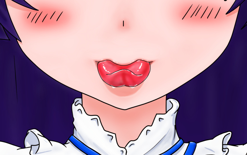 1girl blush gokou_ruri leluxs ore_no_imouto_ga_konna_ni_kawaii_wake_ga_nai saliva solo tongue tongue_out