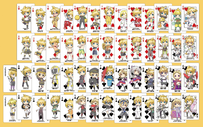 antlers blonde_hair blue_eyes bug butterfly candle cane card cheerleader chibi club_(shape) commentary couch diamond_(shape) earmuffs fan flower glasses goggles guitar hat headphones heart hekicha helmet highres holding holding_cane holding_fan holding_flower holy_lancer_(module) insect instrument japanese_clothes kagamine_len kagamine_len_(append) looking_at_viewer male_focus oriental_umbrella panda playing_card pom_poms project_diva_(series) punkish_(module) reindeer_antlers santa_costume school_jersey_(module) school_uniform short_hair snowman spade_(shape) sunflower swimsuit tagme umbrella vocaloid vocaloid_append white_edge_(module) yellow_background