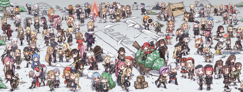 &gt;_&lt; &lt;|&gt;_&lt;|&gt; 0_0 404_(girls_frontline) 404_logo_(girls_frontline) 6+girls 9a-91_(girls_frontline) :3 :d :o a_bao aa-12_(girls_frontline) absurdres aek-999_(girls_frontline) afterimage ahoge ak-12_(girls_frontline) ak-74u_(girls_frontline) ak47_(girls_frontline) alcohol alternate_hair_color ammo_box an-94_(girls_frontline) anger_vein angry animal animal_ears animal_hat anti-rain_(girls_frontline) antlers architect_(girls_frontline) arm_warmers as_val_(girls_frontline) asymmetrical_legwear aug_(girls_frontline) axe back_bow bag bandana bangs bare_shoulders basket beanie bear beer bell bell_choker belt beret beretta_model_38_(girls_frontline) black_dress black_footwear black_gloves black_hair black_hairband black_headwear black_jacket black_legwear black_neckwear black_pants black_skirt blonde_hair blue_footwear blue_hairband blue_headwear blue_jacket blue_ribbon blue_sailor_collar blue_skirt blunt_bangs blush blush_stickers bonfire boots bottle bow box braid braided_bun breasts brown_footwear brown_gloves brown_hair brown_jacket brown_pants brown_skirt bunny_hair_ornament buttons c-ms_(girls_frontline) c96_(girls_frontline) cabbie_hat campfire camping candy cape carcano_m1891_(girls_frontline) carcano_m91/38_(girls_frontline) cat_ears cat_tail catapult chair cheering choker christmas_tree clapping closed_eyes closed_mouth clothes_around_waist coat colt_m1873_(girls_frontline) commentary_request contender_(girls_frontline) cross cross-laced_footwear cross_hair_ornament crossed_arms cup cz-75_(girls_frontline) defy_(girls_frontline) detached_sleeves diving_mask double_bun dress drinking drinking_glass empty_eyes english_text eyepatch eyewear_on_head facing_away fal_(girls_frontline) famas_(girls_frontline) fence ferret fingerless_gloves fish fishing fishing_rod five-seven_(girls_frontline) fn-49_(girls_frontline) fnc_(girls_frontline) food fox_ears fox_tail frilled_dress frilled_headband frilled_skirt frills fur-trimmed_gloves fur-trimmed_hat fur-trimmed_jacket fur_hat fur_trim g11_(girls_frontline) g36_(girls_frontline) g36c_(girls_frontline) g3_(girls_frontline) g41_(girls_frontline) galil_(girls_frontline) girls_frontline glasses gloves goggles gold_trim green_coat green_hair green_hairband green_jacket green_legwear green_ribbon green_tank_top grizzly_mkv_(girls_frontline) gun habit hair_between_eyes hair_bow hair_flaps hair_ornament hair_ribbon hairband hairclip hand_on_another's_head hand_on_own_chest hand_up hands_on_hips hands_together happy_new_year hat hat_bow headgear headphones highlights highres hitchhiking hk416_(girls_frontline) holding holding_cup holding_gun holding_phone holding_weapon honey_badger_(girls_frontline) ice_cream idw_(girls_frontline) igloo in_water ithaca_m37_(girls_frontline) iws-2000_(girls_frontline) jacket jacket_around_waist jacket_on_shoulders japanese_clothes juliet_sleeves k-2_(girls_frontline) k11_(girls_frontline) k5_(girls_frontline) kalina_(girls_frontline) kar98k_(girls_frontline) kimono knee_guards kneehighs ksg_(girls_frontline) l85a1_(girls_frontline) lantern large_breasts lavender lavender_hair lee-enfield_(girls_frontline) leg_garter light_blue_dress light_brown_footwear light_brown_hair light_green_hair loafers lolita_fashion lollipop long_hair long_ponytail long_sleeves low_ponytail low_twintails lwmmg_(girls_frontline) m14_(girls_frontline) m16a1_(girls_frontline) m1887_(girls_frontline) m1897_(girls_frontline) m1903_springfield_(girls_frontline) m1911_(girls_frontline) m1_garand_(girls_frontline) m4_sopmod_ii_(girls_frontline) m4a1_(girls_frontline) m870_(girls_frontline) m950a_(girls_frontline) m99_(girls_frontline) mac-10_(girls_frontline) maid_headdress makarov_(girls_frontline) mary_janes mdr_(girls_frontline) medal mg34_(girls_frontline) mg42_(girls_frontline) mg5_(girls_frontline) micro_uzi_(girls_frontline) military military_hat military_uniform mini_hat mini_top_hat mk23_(girls_frontline) mosin-nagant_(girls_frontline) motion_lines mp40_(girls_frontline) mp5_(girls_frontline) mp7_(girls_frontline) multicolored_hair multiple_girls multiple_tails nagant_revolver_(girls_frontline) neck_ribbon neckerchief necktie negev_(girls_frontline) new_year ntw-20_(girls_frontline) nz_75_(girls_frontline) obi off_shoulder one_side_up open_clothes open_mouth orange_dress orange_gloves orange_hair orange_hairband ots-12_(girls_frontline) ots-14_(girls_frontline) outdoors oversized_animal p08_(girls_frontline) p38_(girls_frontline) p7_(girls_frontline) pants pantyhose paw_gloves paw_pose paws peeking_out phone pine_tree pink_hair pk_(girls_frontline) pkp_(girls_frontline) plater pleated_skirt pointing pom_pom_(clothes) ponytail pout pp-19_(girls_frontline) pp-2000_(girls_frontline) pp-90_(girls_frontline) ppk_(girls_frontline) pps-43_(girls_frontline) ppsh-41_(girls_frontline) puffy_short_sleeves puffy_sleeves purple_gloves purple_sash purple_shorts qbz-95_(girls_frontline) qbz-97_(girls_frontline) recording rectangular_eyewear red_bandana red_bow red_cape red_coat red_gloves red_headwear red_jacket red_neckwear red_ribbon red_scarf red_skirt red_star red_sweater redhead reindeer_antlers rfb_(girls_frontline) ribbon ribeyrolles_1918_(girls_frontline) ro635_(girls_frontline) s.a.t.8_(girls_frontline) saiga-12_(girls_frontline) sailor_collar sandals sash scarf shaded_face shirt shoes shopping_bag short_hair short_sleeves shorts shovel shoveling side_ponytail silver_hair simonov_(girls_frontline) single_braid single_thighhigh sitting skirt skorpion_(girls_frontline) sleeping sleeping_bag sleeveless sleeveless_coat sleeveless_dress sleeveless_turtleneck smile smirk snorkel snorkel_in_mouth snow snow_shelter snowball snowball_fight snowman snowmobile spas-12_(girls_frontline) spp-1_(girls_frontline) sr-3mp_(girls_frontline) st_ar-15_(girls_frontline) standing stechkin_(girls_frontline) sten_mk2_(girls_frontline) stg44_(girls_frontline) streaked_hair striped striped_bow striped_hat striped_legwear striped_neckwear striped_skirt sunglasses suomi_kp31_(girls_frontline) super_sass_(girls_frontline) super_shorty_(girls_frontline) sv-98_(girls_frontline) svd_(girls_frontline) sweater swept_bangs table tail tar-21_(girls_frontline) tea teapot tent thigh-highs thigh_boots thigh_strap thompson_(girls_frontline) throwing thunder_(girls_frontline) tmp_(girls_frontline) tokarev_(girls_frontline) top_hat torn_clothes translation_request tree trench tug turtleneck twin_braids twintails two_side_up type_100_(girls_frontline) type_59_pistol_(girls_frontline) type_63_assault_rifle_(girls_frontline) type_64_(girls_frontline) type_79_(girls_frontline) type_97_shotgun_(girls_frontline) ump40_(girls_frontline) ump45_(girls_frontline) ump9_(girls_frontline) underbust uniform ushanka v-shaped_eyebrows vector_(girls_frontline) very_long_hair vest wa2000_(girls_frontline) waitress weapon welrod_mk2_(girls_frontline) white_coat white_gloves white_hair white_hairband white_jacket white_kimono white_legwear white_scarf white_shirt wide_sleeves wine wine_bottle wine_glass wooden_fence wrist_cuffs xd xm8_(girls_frontline) xo yellow_belt yellow_coat yellow_gloves yellow_sweater zas_m21_(girls_frontline) ||_||