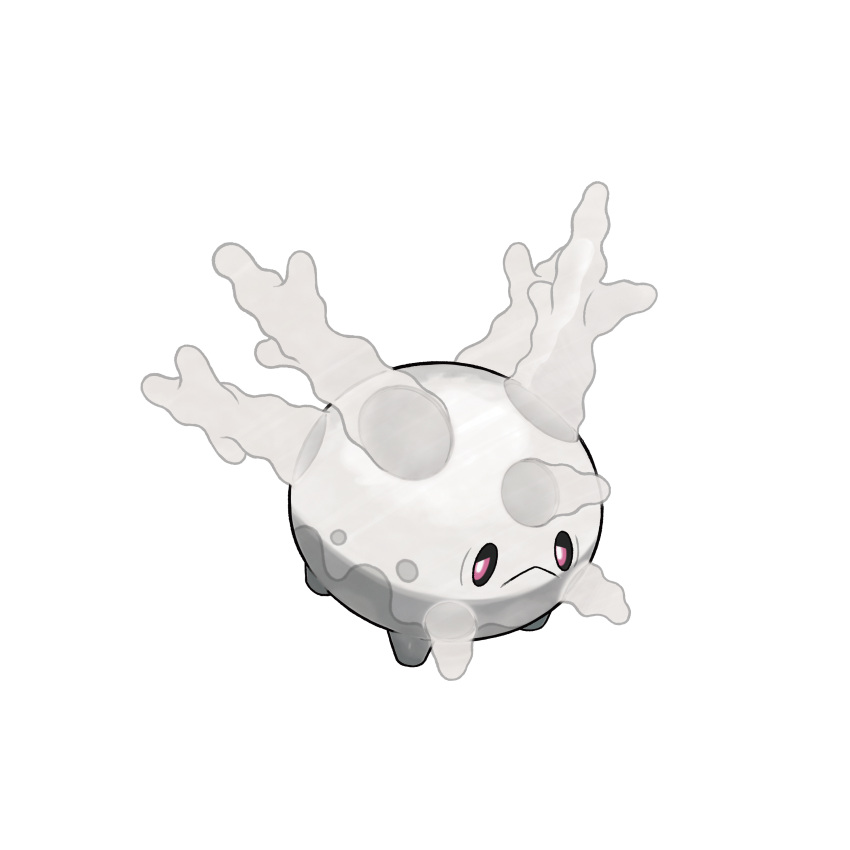 :&lt; absurdres artist_request closed_mouth full_body galarian_corsola galarian_form gen_8_pokemon half-closed_eyes highres no_humans official_art pink_eyes pokemon pokemon_(creature) pokemon_(game) pokemon_swsh solo transparent_background