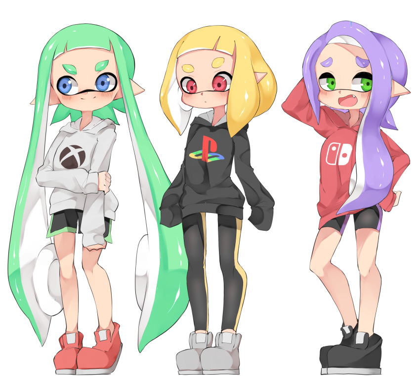 3females female female_focus female_only humanoid inkling no_humans no_males splatoon