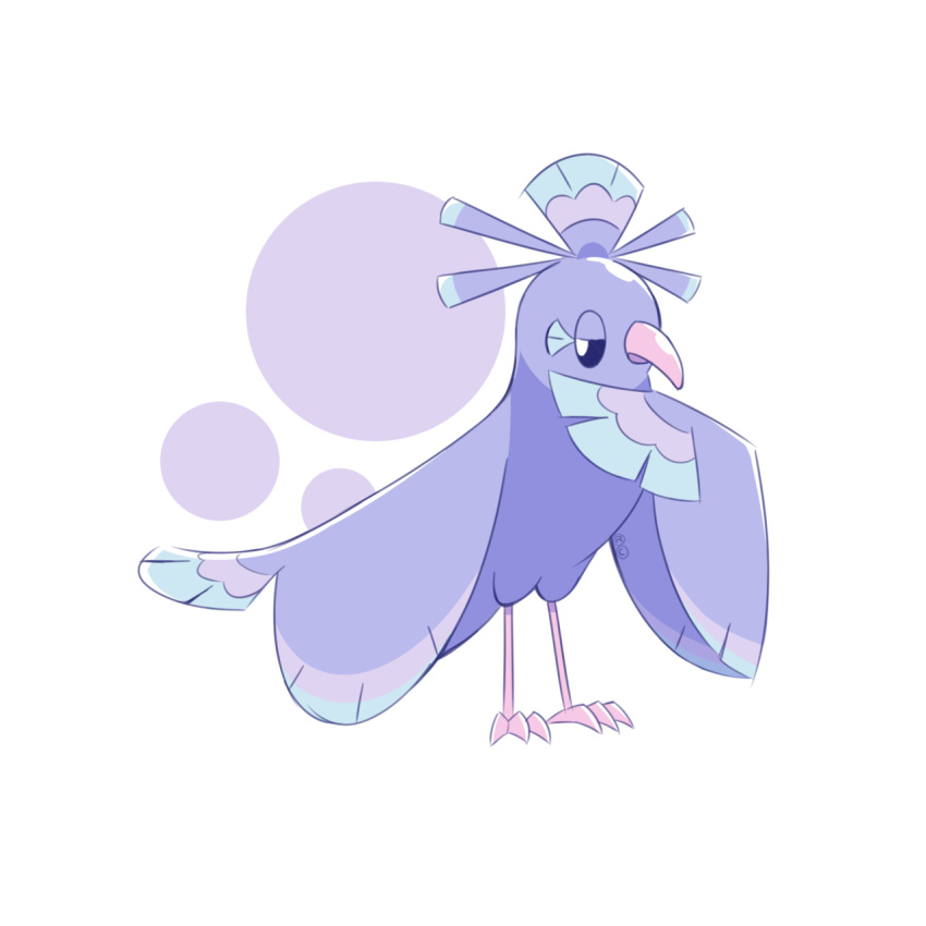 artsy-rc bird bird_focus black_eyes commentary creature english_commentary full_body gen_7_pokemon highres no_humans oricorio oricorio_(sensu) pokemon pokemon_(creature) simple_background solo standing white_background