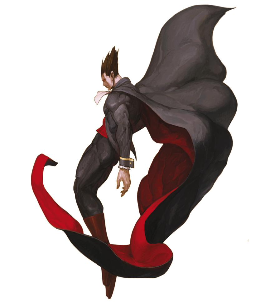 capcom cape demitri_maximoff highres male nona official_art solo spiked_hair svc_chaos vampire vampire_(game)