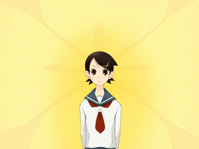 fuura_kafuka sayonara_zetsubou_sensei tagme yellow