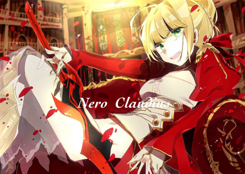 ahoge blonde_hair breasts colosseum fate_(series) highres kino-cands large_breasts nero_claudius_(fate) nero_claudius_(fate)_(all)