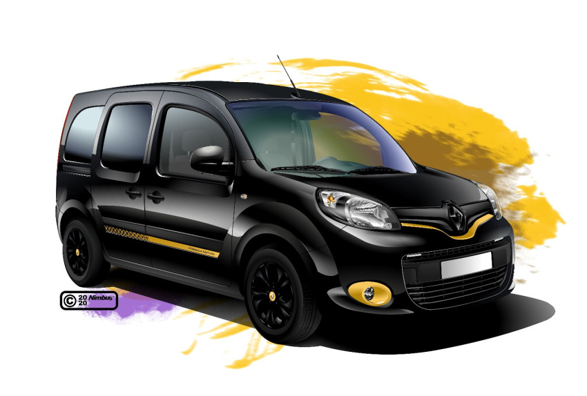 artist_name car ground_vehicle headlight logo motor_vehicle nimbus_goldbrum no_humans original radio_antenna renault renault_kangoo solo van vehicle_focus