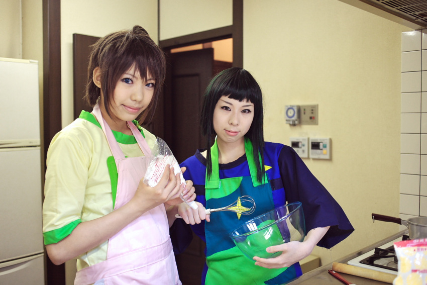 apron cosplay mai_hime mixing_bowl okuzaki_akira photo tagme_model tokiha_takumi