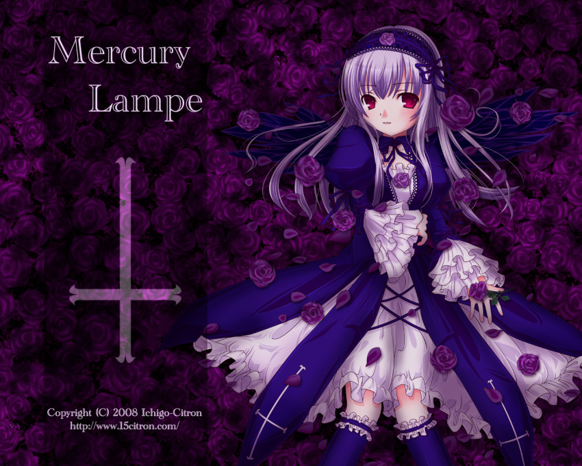 15citron inverted_cross rozen_maiden suigintou wallpaper