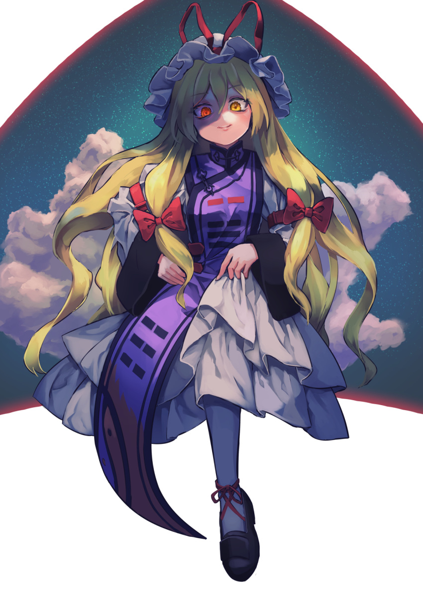 1girl commentary_request highres solo touhou yakumo_yukari yawdeone