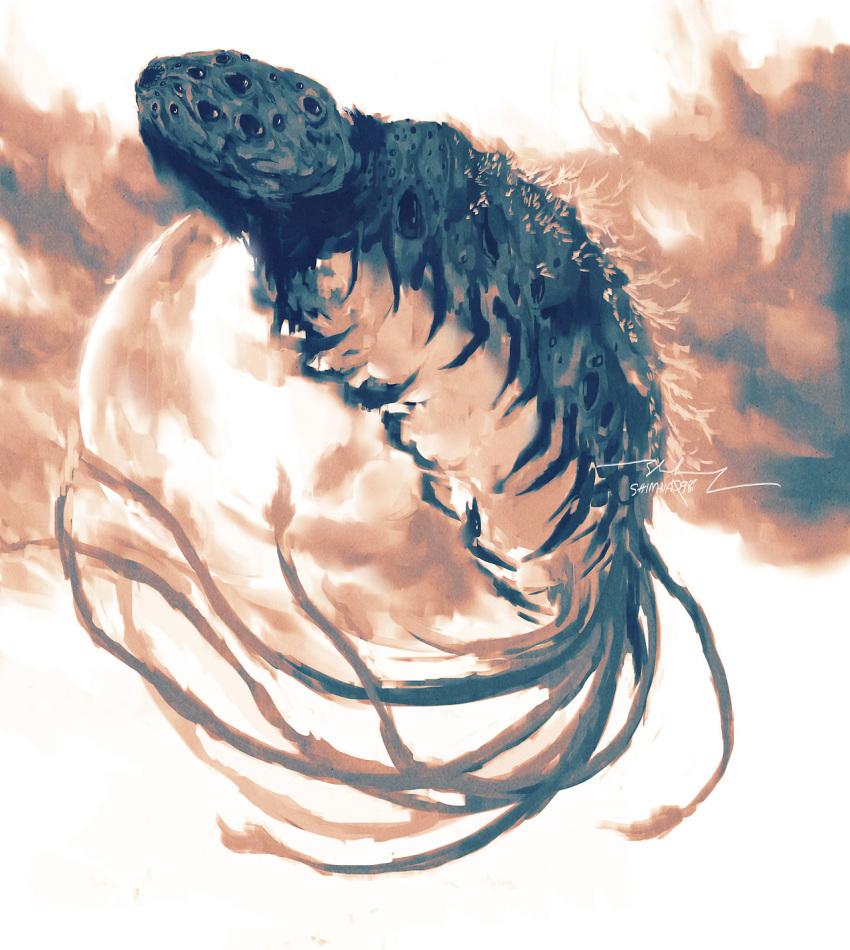 bloodborne flying highres monster no_humans rom_the_vacuous_spider shimhaq signature