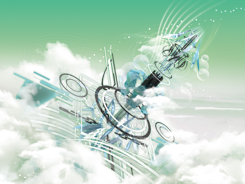 abstract architecture cloud clouds highres mirai satellite scenery stealth wallpaper