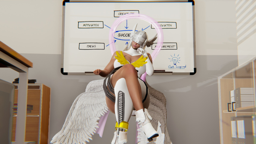 angewomon ass dark_skin digimon huge_ass mikumikudance muscular muscular_female muscular_male tan theboldasschewbacca wide_hips