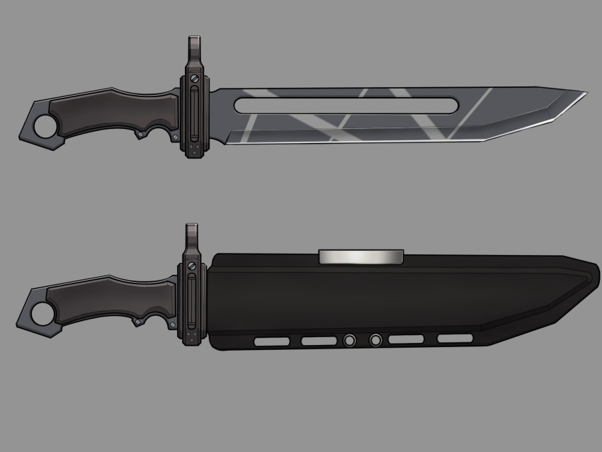 black_background commentary_request highres knife no_humans original sheath sheathed simple_background still_life tony2001 weapon weapon_focus