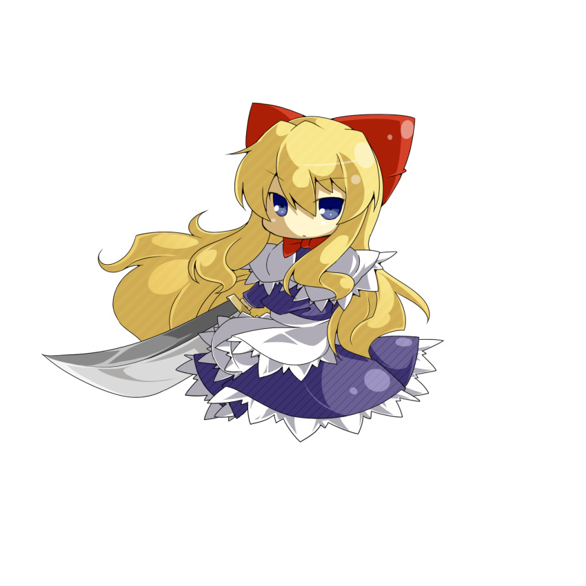 blonde_hair blue_eyes eiri_(eirri) highres long_hair ribbon shanghai_doll solo touhou