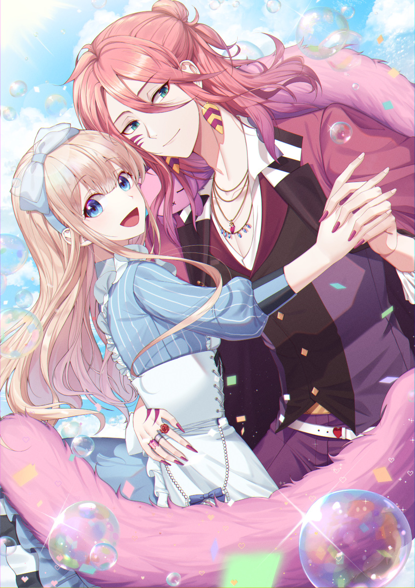 1boy 1girl airi_(shiro_to_kuro_no_alice) duo fanart minette_(shiro_to_kuro_no_alice) pixiv_id_17106334 shiro_to_kuro_no_alice