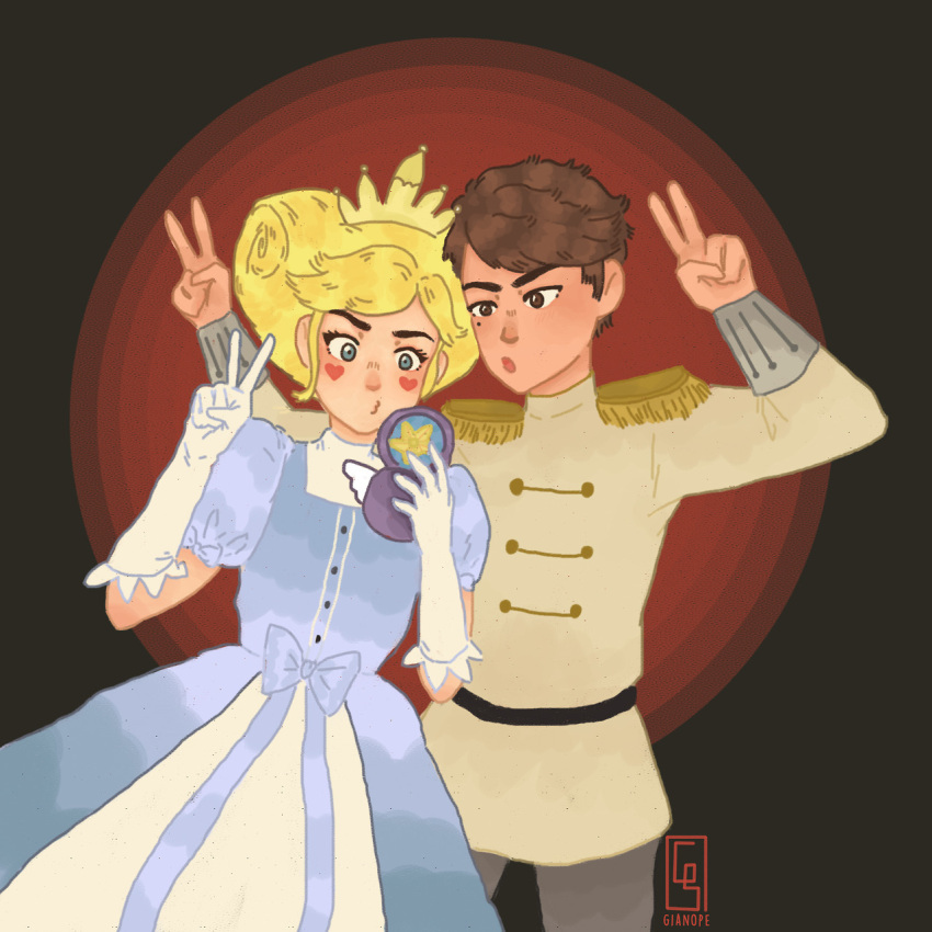 1boy 1girl blonde_hair brown_eyes brown_hair marco_diaz star_butterfly star_vs_the_forces_of_evil