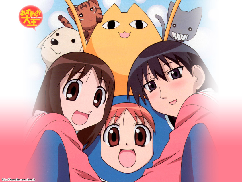 azumanga_daioh kasuga_ayumu mihama_chiyo sakaki tagme