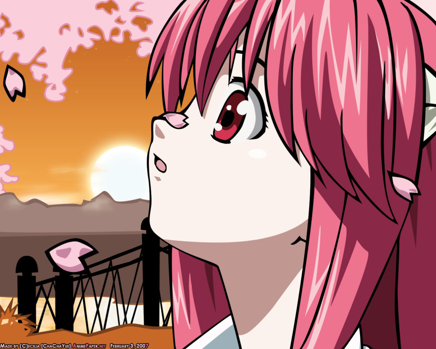 elfen_lied lucy pink_hair tagme vector