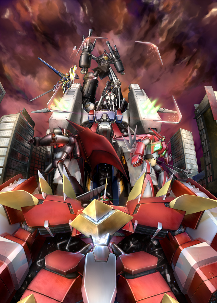 big_o_(mecha) char's_counterattack getter-1 getter_robo giant_robo giganscudo gundam highres intuos9 mecha new_getter_robo nu_gundam shin_mazinger_shougeki!_z-hen super_robot_wars super_robot_wars_w the_big_o v2_gundam valguard victory_gundam