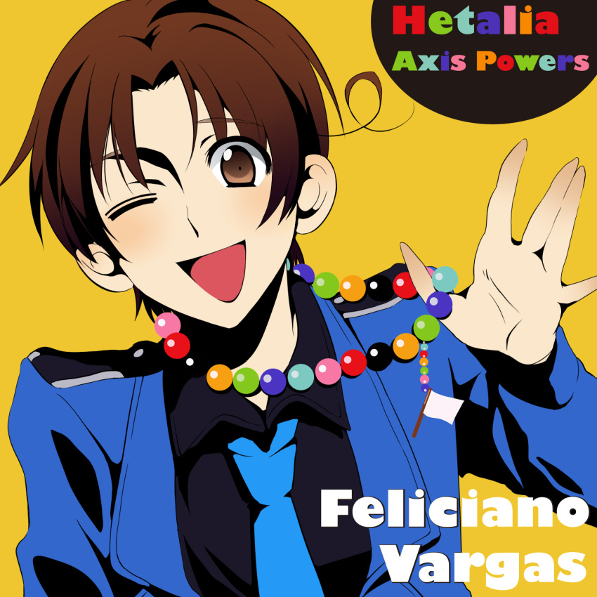 freckle hetalia_axis_powers k-on! male north_italy parody