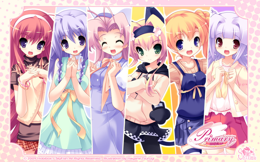 chime_milhawks lime_luna_oaklane mariafia_chiffonese mintia_mimitte_midimu prim_rina_oaklane primary_~magical★trouble★scramble~ rikuou_hinana skyfish tsurugi_hagane wallpaper