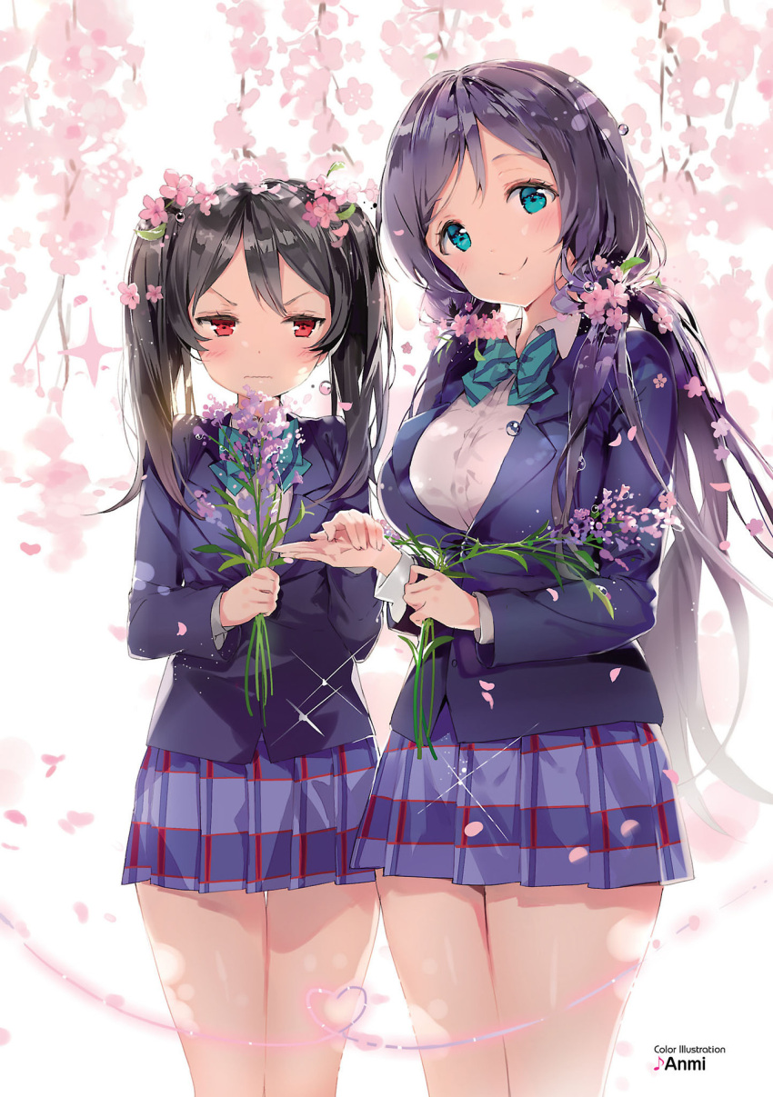 anmi love_live! love_live!_school_idol_project toujou_nozomi yazawa_nico