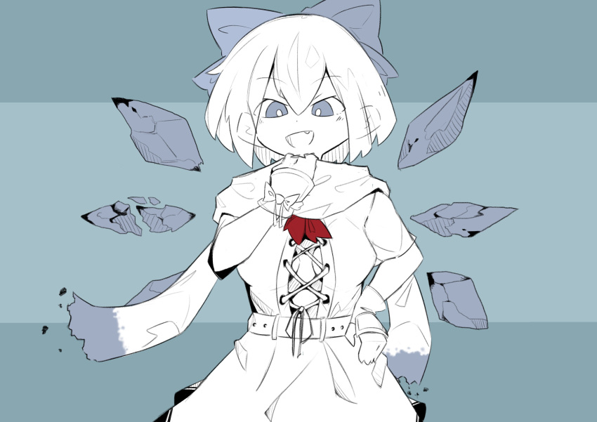 absurdres cirno highres scarf self_upload tagme touhou