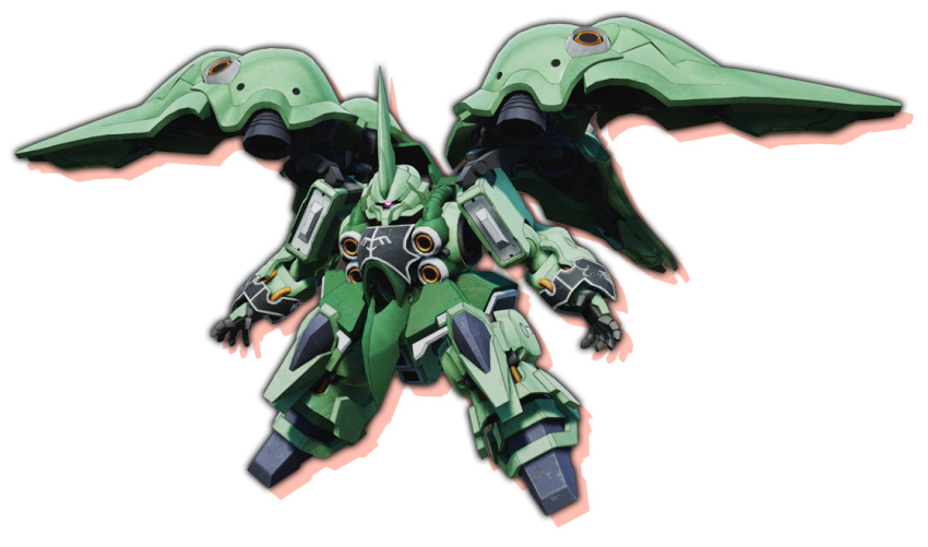 bandai_namco_entertainment gundam_unicorn highres kshatriya mecha no_humans official_art science_fiction sd_gundam_battle_alliance solo weapon