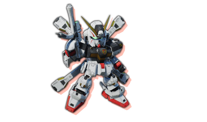 bandai_namco_entertainment crossbone_gundam crossbone_gundam_x-1 gundam highres mecha no_humans official_art science_fiction sd_gundam_battle_alliance solo weapon