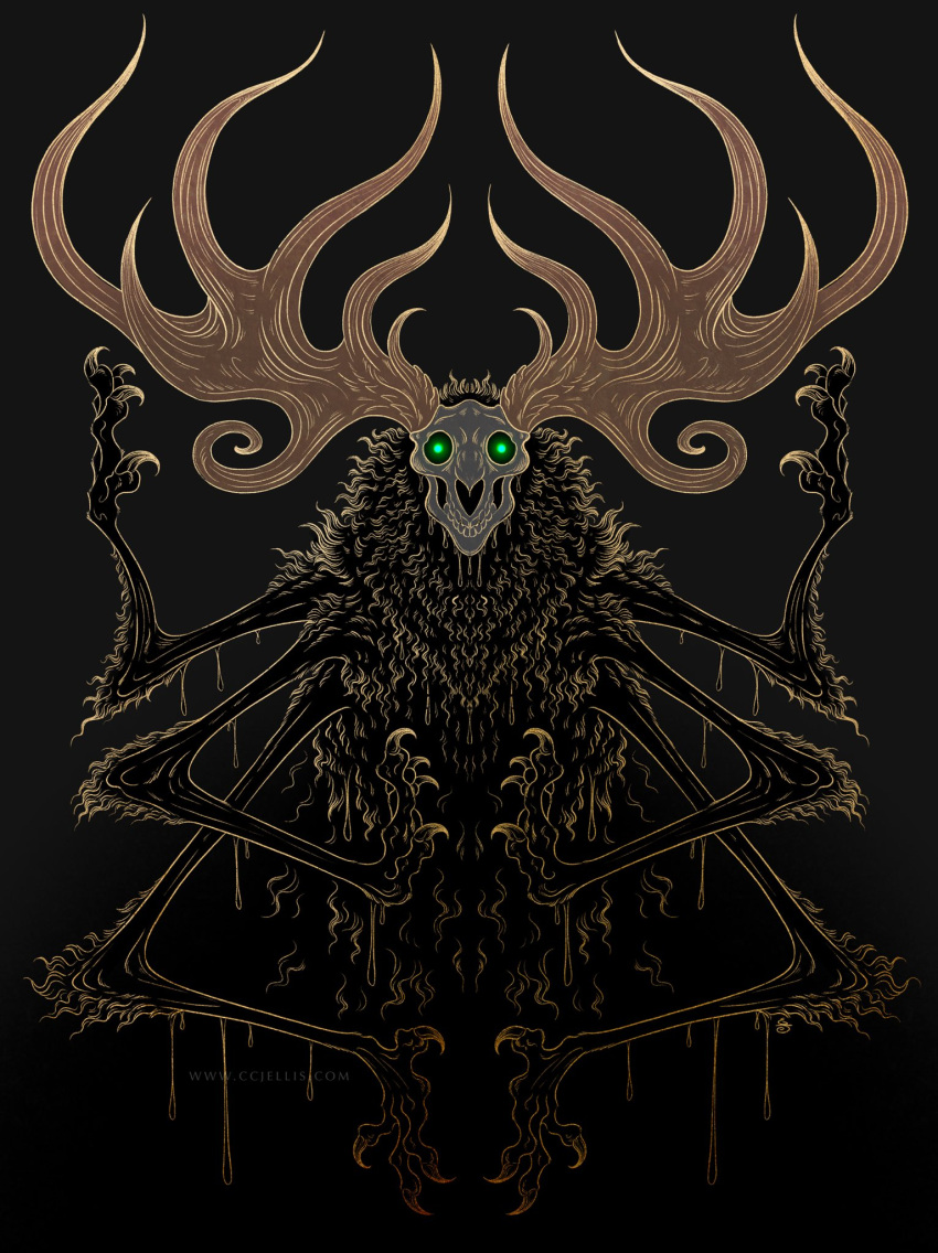 antlers centaur centaurworld claws glowing_eyes monster netflix nowhere_king