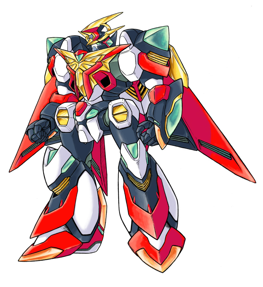 excellence_lightning mecha no_humans official_art super_robot_wars super_robot_wars_original_generation super_robot_wars_reversal white_background