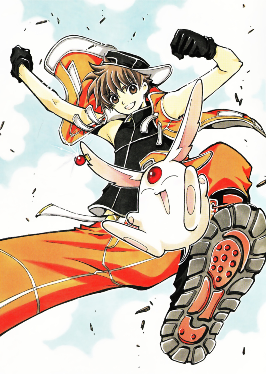 clamp li_syaoran male mokona tsubasa_reservoir_chronicle