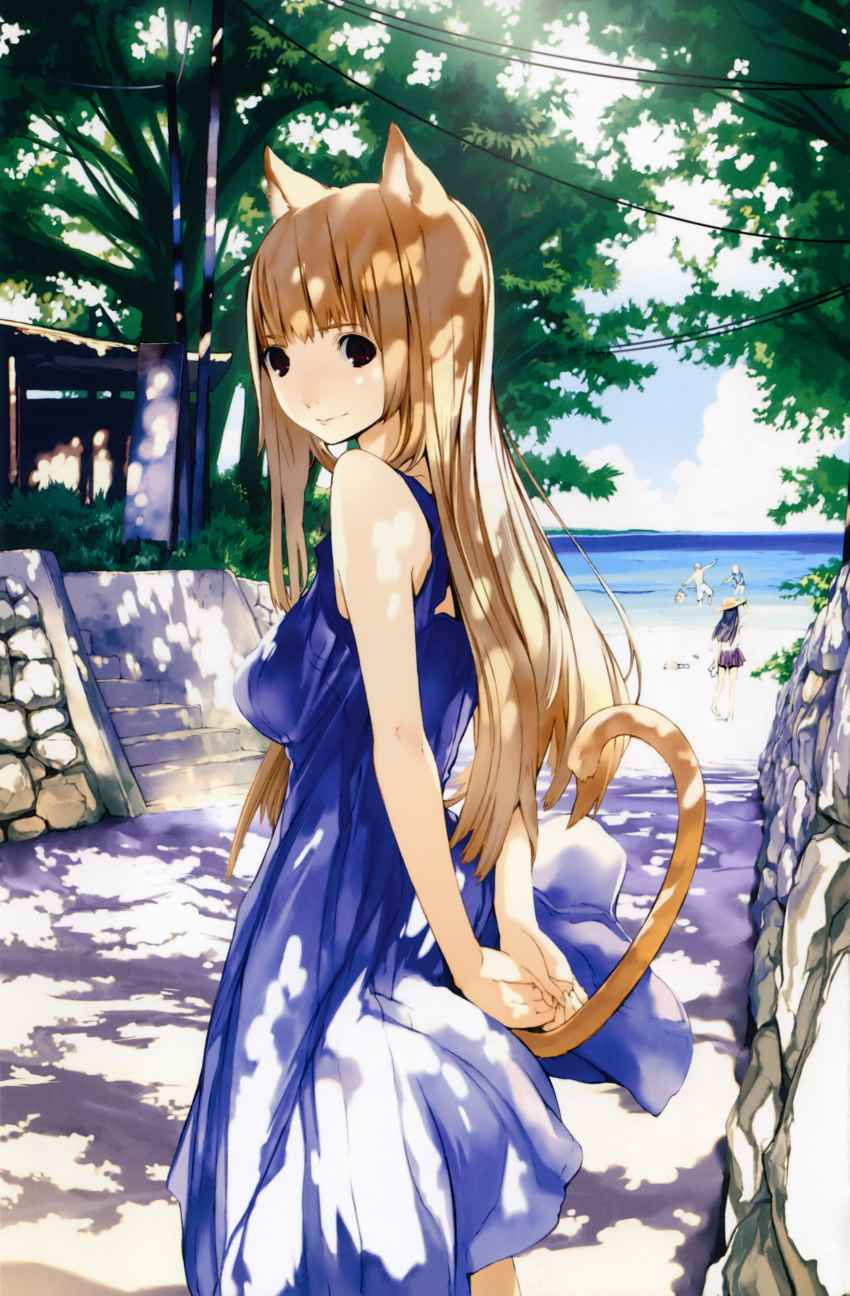 animal_ears asobi_ni_iku_yo! eris houden_eizou nekomimi summer_dress